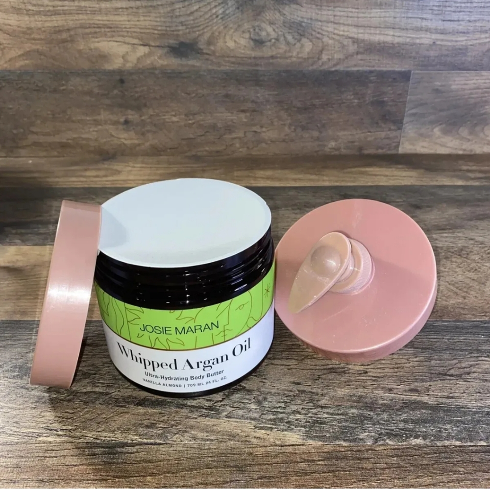 Josie maran 24 oz whipped body butter vanilla almond mega size with pump